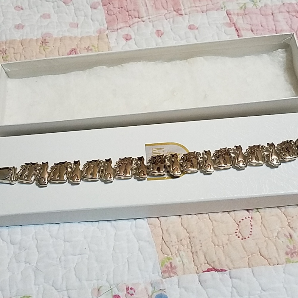 Kitty Corner cat kitten bracelet NIB